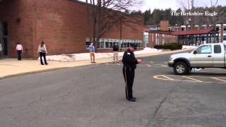 Lenox Memorial Middle and High School was evacuated calmly by police. The reason for evacuation bein