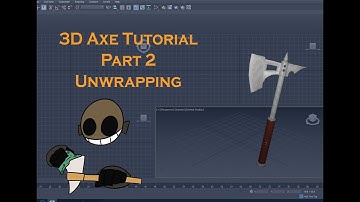3D Axe unwrapping tutorial part 2.