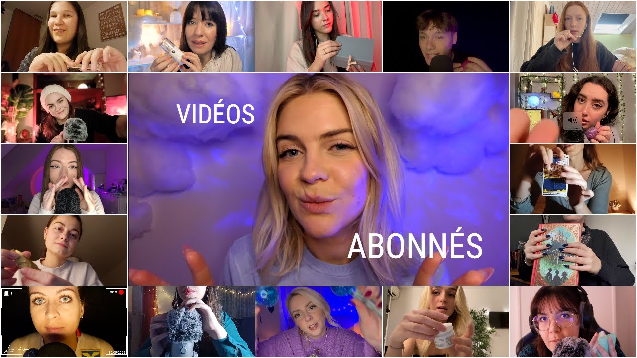 ASMR | c’est VOUS qui faites de l’ASMR ! (+55 vidéos) 🩷
