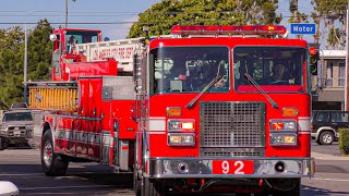 LAFD Light Force 92 Responding