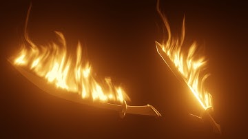 How to Make Fire Swords in Blender!