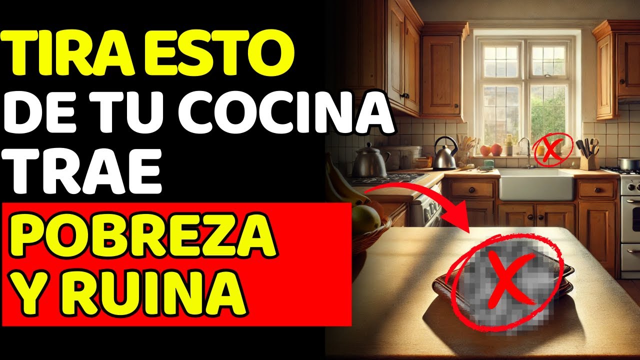 NO DEJES ESTO EN TU COCINA – TRAE POBREZA | Feng Shui