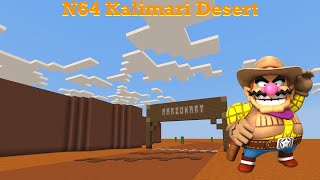 N64 Kalimari Desert Minecraft Mario Kart Tour