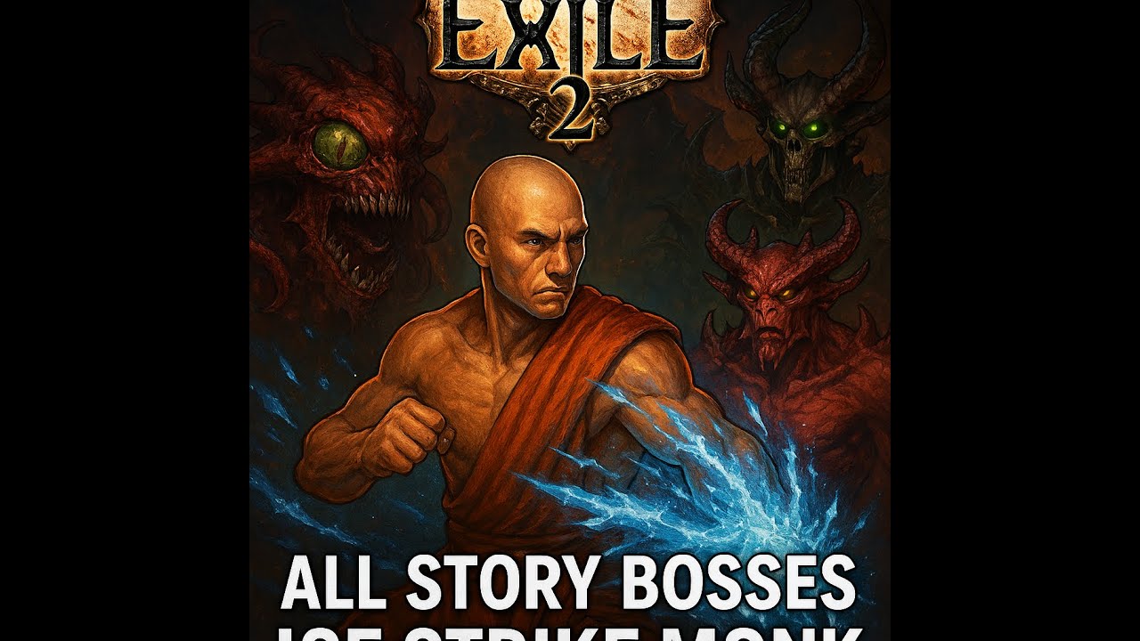 Path of exile 2 : Все боссы сюжетки — Прохождение монахом на Ice Strike