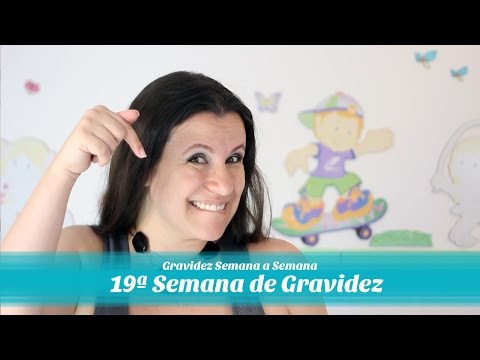 Vídeo: 19ª Semana De Gravidez - Barriga, Feto, Corrimento