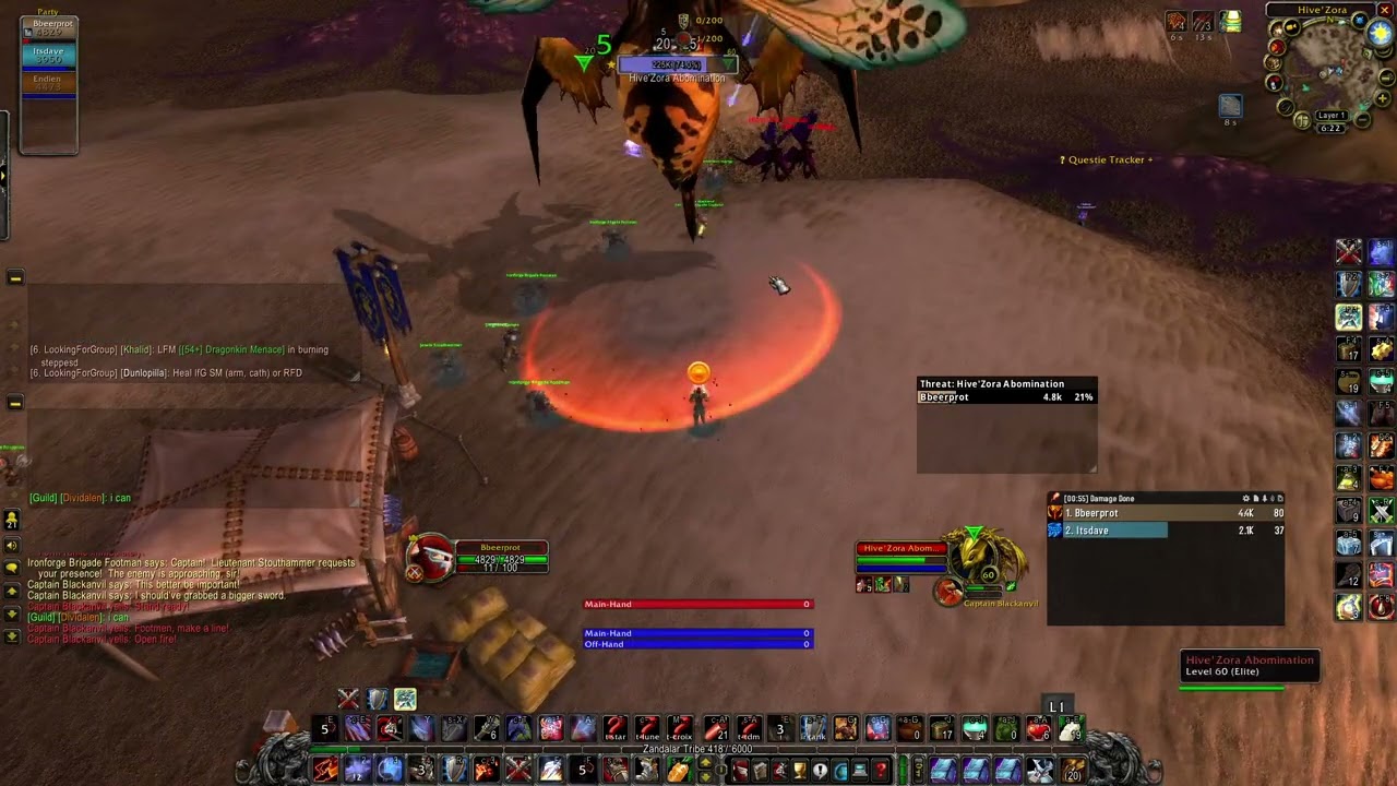 Wow HC - Warrior Solo field-duty quest