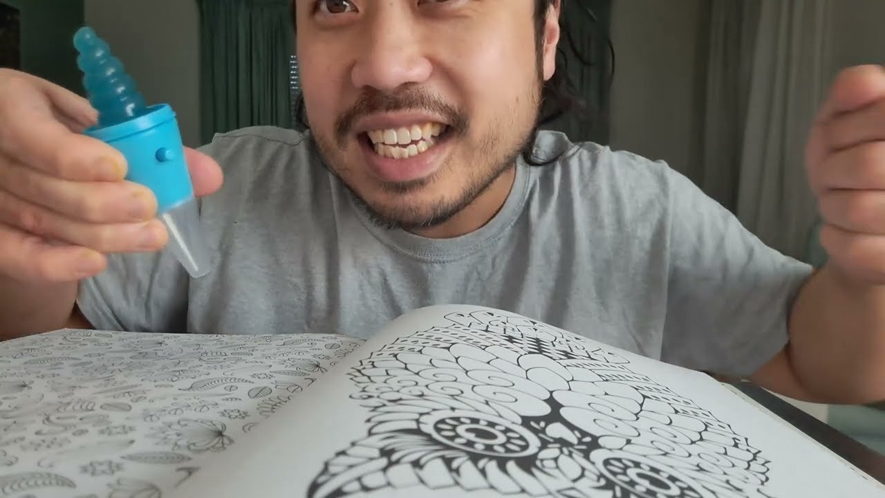 ASMR Ice Cream Shaped Lollipop & Coloring Owl 🦉NO TALKING