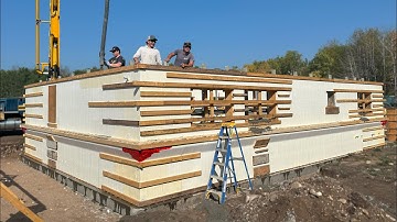 Pouring My ICF Basement - Building My Log Home Pt. 27