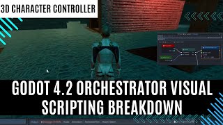 Godot 4.2 Visual Scripting Orchestrator Breakdown: 3d character controller
