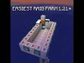 EASIEST RAID FARM MINECRAFT 1.21+ JAVA #minecraft #bestminecraftclips #raidfarm #mcyt