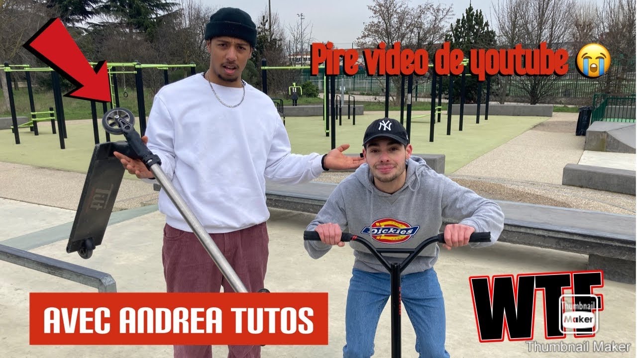 Pire vidéo de YouTube 😭 avec Andrea tutos