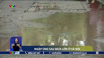 Ngập úng sau mưa lớn ở Hà Nội | VTVWDB