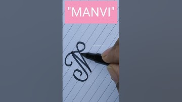 Beautiful name writing in cursive l #calligraphy #cursive #shorts #handwriting