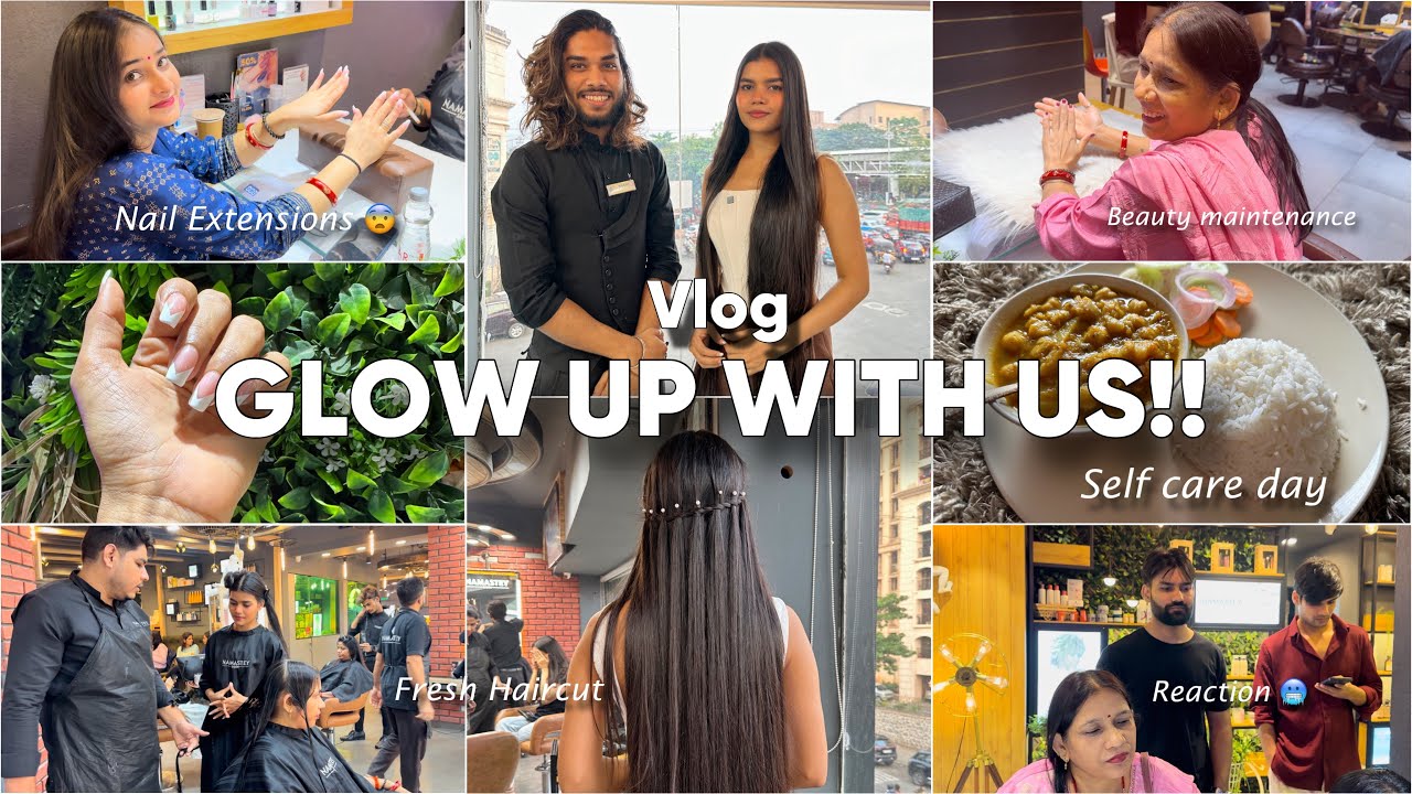 GLOW UP WITH US! | nails, hair cut, what i eat & more | VLOG | Mishti Pandey