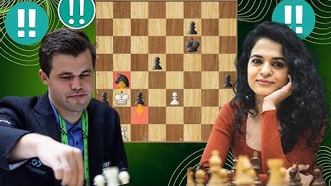 3400 elo Chess Game : 61 | Magnus Carlsen vs Tania Sachdev #chessgrandmaster