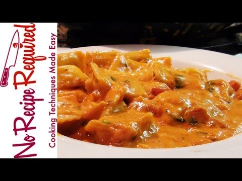 Cheese Ravioli with Creamy Marinara - NoRecipeRequired.com