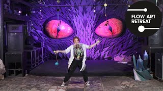 картинка: Мария Верульская / Пои / Flow Art Retreat 2022