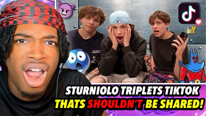 STURNIOLO TRIPLETS REACT TO EACH OTHERS LIKED TIKTOKS