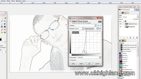 Make a Sketch Effect in GIMP