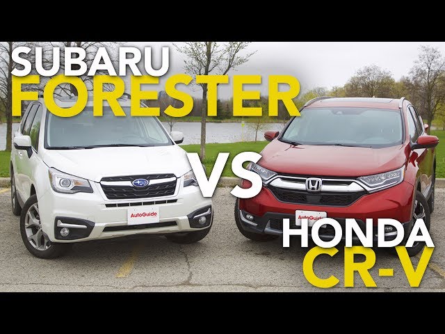 Subaru Forester vs Honda CRV u2013 A Country Hunk and a City Rocker