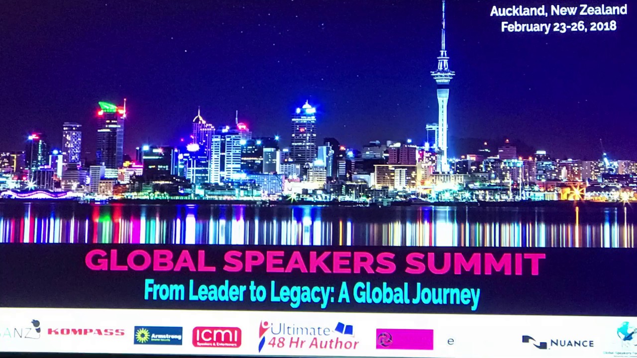Global Speakers Summit 2018, Auckland New Zealand