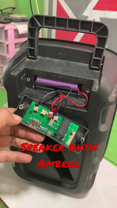 Speaker Aktif Bluetooth Tidak Bisa Dichrager