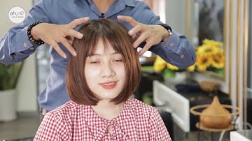 Hướng dẫn sấy tóc Bob uốn cụp