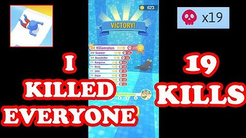 All 19 Killed | Aquapark.io Android Gameplay HD (By VOODOO)