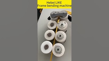 Factory Rolling aluminum frame bending machine#aluminum #mirror #frame #bending #aluminumprofile
