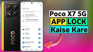 How To App Lock In Poco X7 5G | Poco X7 5G Me App Lock Kaise Kare | Poco X7 5G App Lock Setting