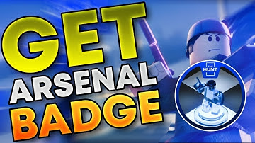 How to get The Hunt badge in Arsenal Roblox! [Easiest and fastest method] #roblox #arsenal #tutorial