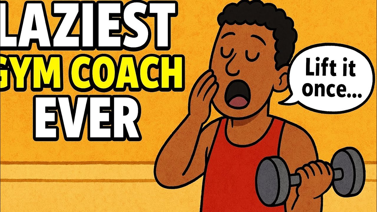 The Laziest Gym Coach Ever 😂 | Funny 2D Animation Skit” Explained in Simple Word