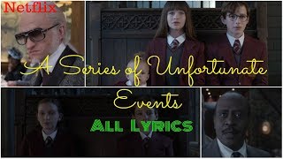 Lyrics for Season 2 "Look Away" in A Series of Unfortunate Events
