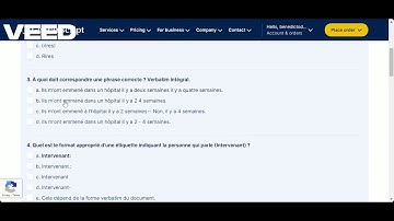 Go Transcript French test