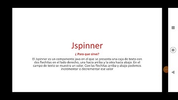 Componente JSpinner