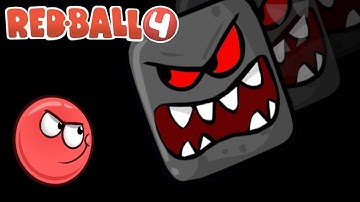 Red Ball 4 | Gameplay Walkthrough  All Levels 1-15 | Funny Red Ball Vs Green Hills + BOSS  FULL HD