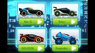 Car Games Neon Rider Drives Sport Cars / Speed Racer / Tiny Lab / Android Gameplay Video #2 screenshot 4