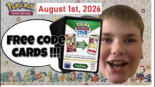FREE 👀 Pokémon TCG Code Cards 🃏 for August 1st, 2026
We hope you enjoy 😃 these FREE 👀 Pokémon code cards from Dad & Parker for Saturday, August 1st, 2026. We will be dropping new code cards every Saturday 📆, so please Like, Subscribe, Share & turn on Notifications‼️on so you dont miss out! Hope you get some good pulls. Thanks for watching! #pokemon #codecards #pokemontcglive #pokemoncodecards FREE 👀 Pokémon TCG Code Cards 🃏 for August 1st, 2026