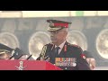 Army Chief Addresses at Annual Army Day Parade 2021