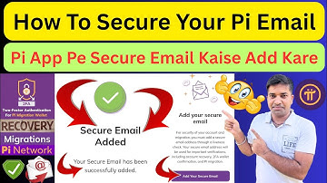 Pi App Pe Secure Email Kaise Add Kare| How To Secure Your Pi Email| How To Add Your Secure Pi Email