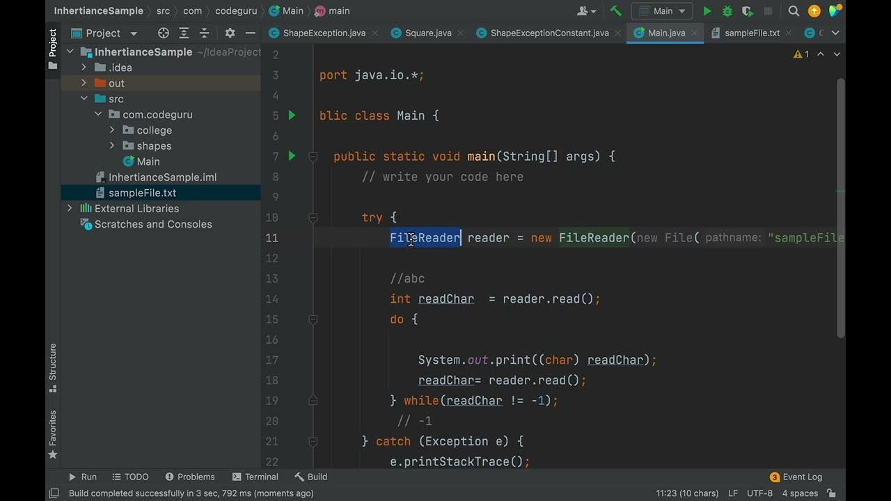11: File Read - FileReader & BufferedReader |Advanced Java | Java ...
