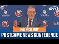 Patrick Roy on Islanders' 4-1 loss to Canucks