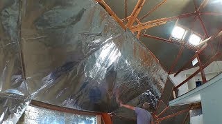 Buckminster Fuller Dome Restoration Day 32