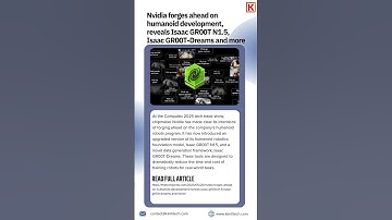 Nvidia pushes the frontier of humanoid robotics at Computex 2025!