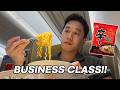 Eating Korean Food at 30,000 Feet! Asiana Airlines Business Class Review