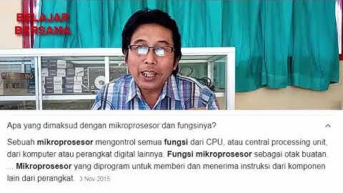 TPMM 2 Apa itu mikroprosesor