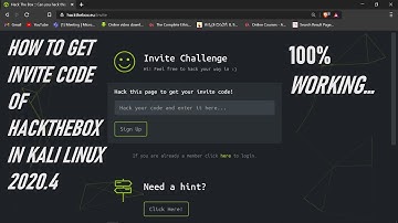 How to get the invite code of HACKTHEBOX in kali linux | #Infosys_Force