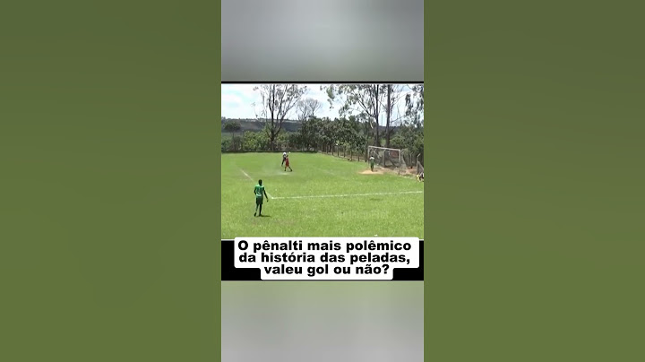 O Pênalti mais polêmico da história, vale esse gol?
