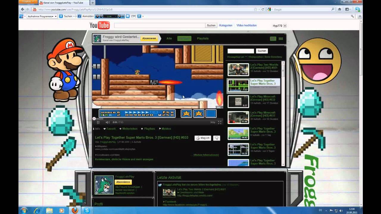 Kanalvorstellung (-bewertung) 