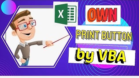 Create your Own Print/Print Preview Button by VBA #excel #exceltips #exceltutorial #vba #code #viral